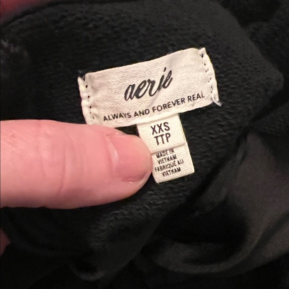 Aerie Classic Black Knit Top - Picture 2 of 4